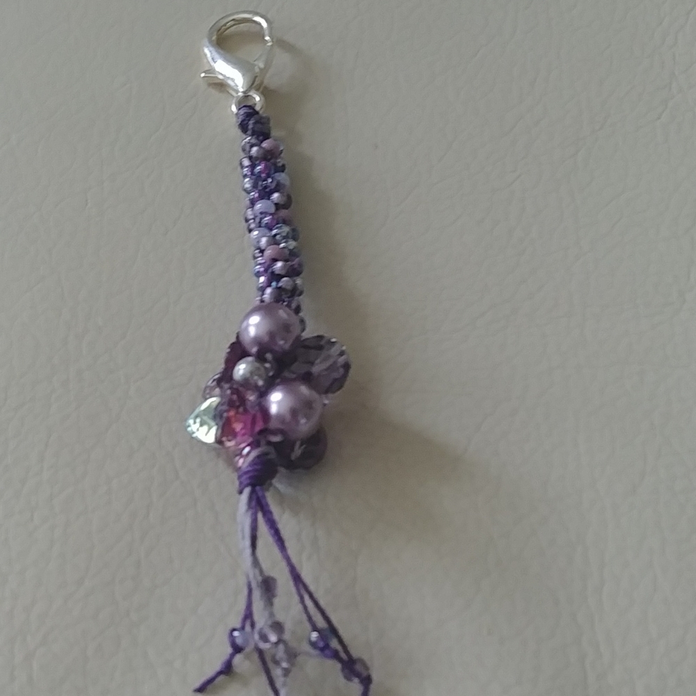 Beaded Key Fob